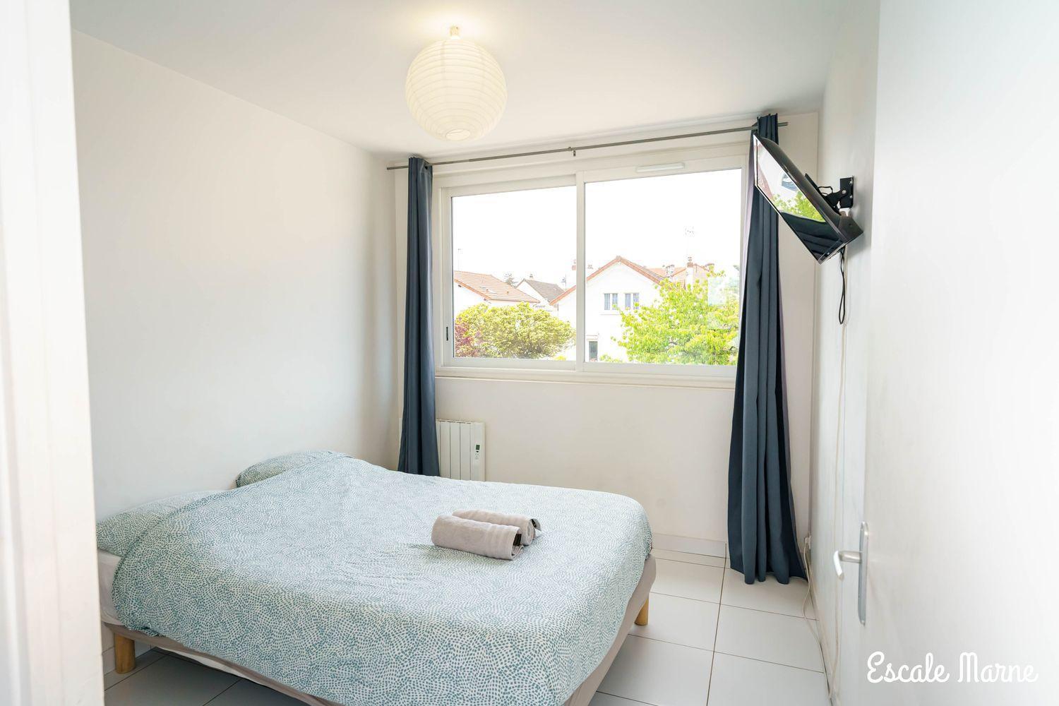 Escale-Marne Fr - 102 - Free Parking - Free Luggage Storage - All Equipped - Linen Included - Washing Machine - 10Mn Walk Metro 8 - Rer A - Panoramic View - From 1 To 4 Guests Maisons-Alfort Bagian luar foto