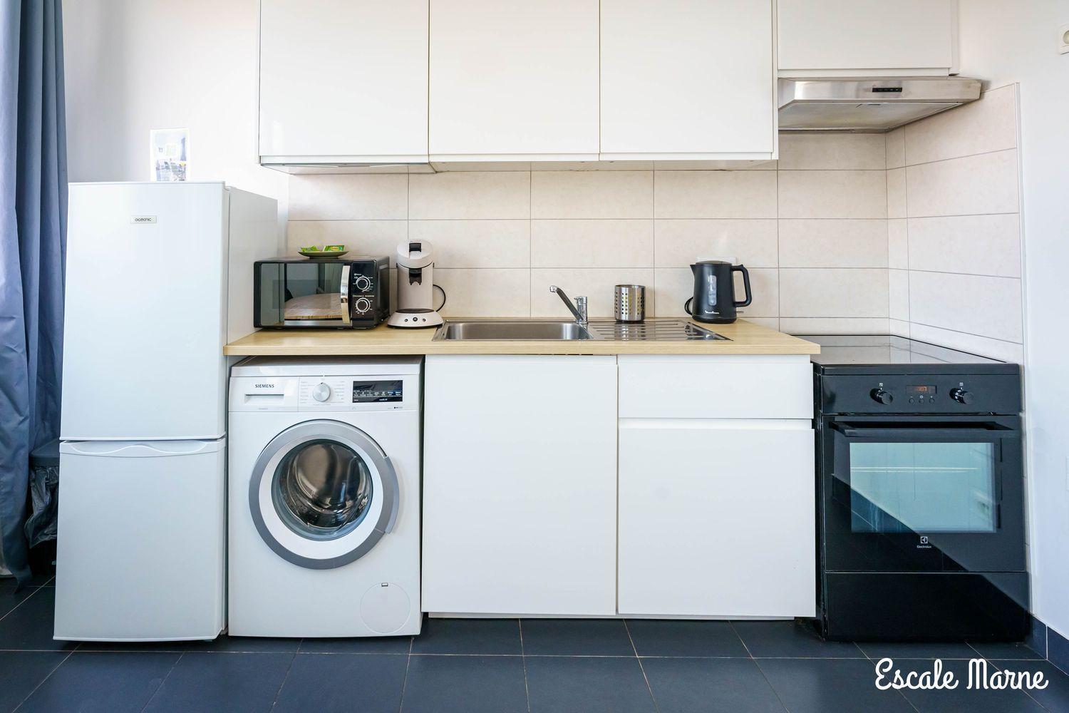 Escale-Marne Fr - 102 - Free Parking - Free Luggage Storage - All Equipped - Linen Included - Washing Machine - 10Mn Walk Metro 8 - Rer A - Panoramic View - From 1 To 4 Guests Maisons-Alfort Bagian luar foto